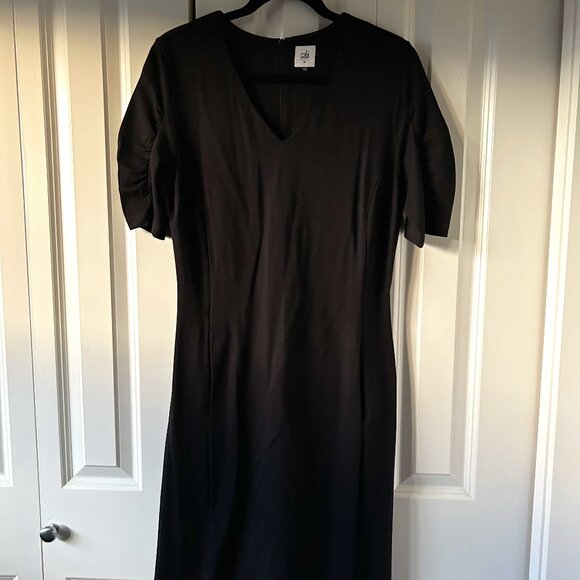 Cabi Black Short Sleeve Dress - Picture 1 of 8